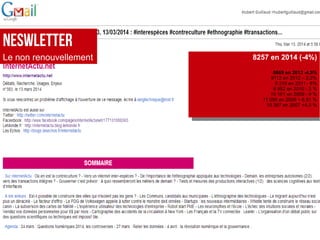 8257 en 2014 (-4%)
8669 en 2013 -4,9%
9112 en 2012 – 2,2%
9 319 en 2011 - 6%
9 952 en 2010 - 2 %
10 161 en 2009 - 9 %
11 090 en 2008 + 6,51 %
10 367 en 2007 +4,5 %
8257 en 2014 (-4%)
8669 en 2013 -4,9%
9112 en 2012 – 2,2%
9 319 en 2011 - 6%
9 952 en 2010 - 2 %
10 161 en 2009 - 9 %
11 090 en 2008 + 6,51 %
10 367 en 2007 +4,5 %
NESWLETTER
Le non renouvellement
 