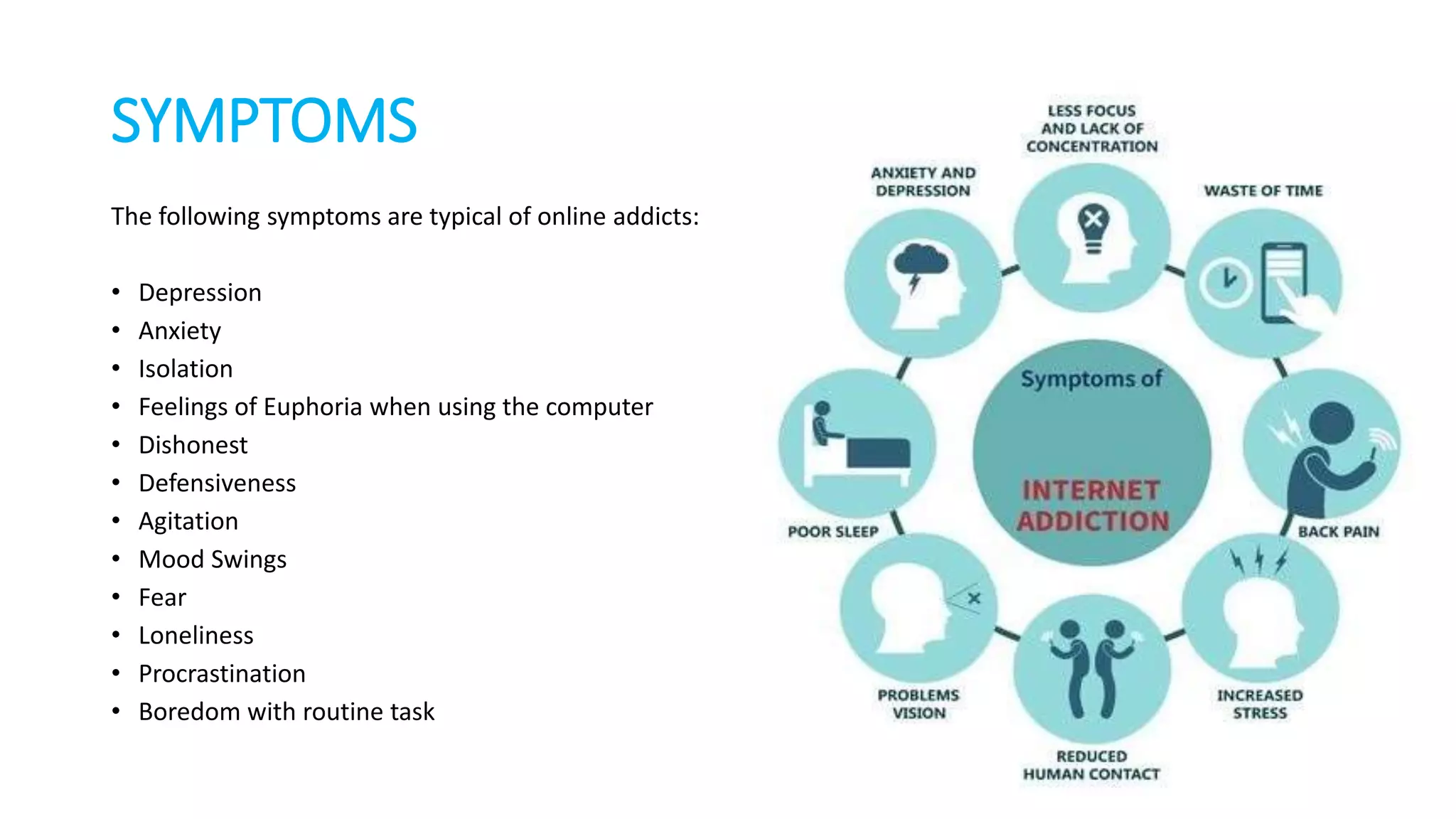 Image showcasing Internet addiction | PPTX