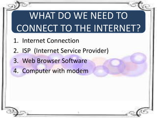 Internet and computer | PPTX