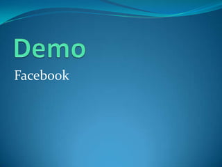 DemoFacebook