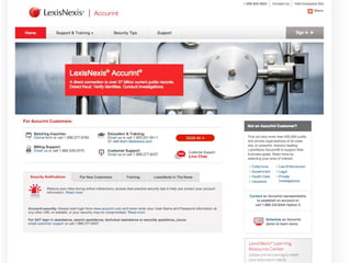 Internet Credit (skip tracing) Tools