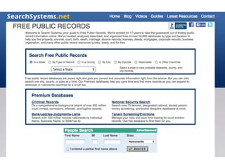 Internet Credit (skip tracing) Tools