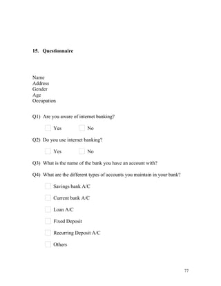 Internet banking project | DOC