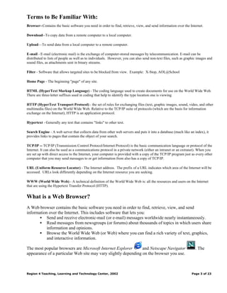 Internet basics | PDF