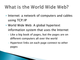Internet basics for seniors | PPT