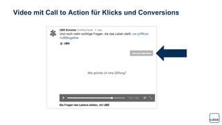 Video mit Call to Action für Klicks und Conversions
 