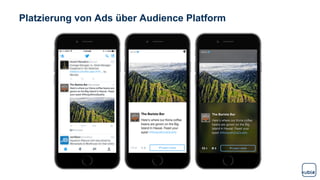 Platzierung von Ads über Audience Platform
 