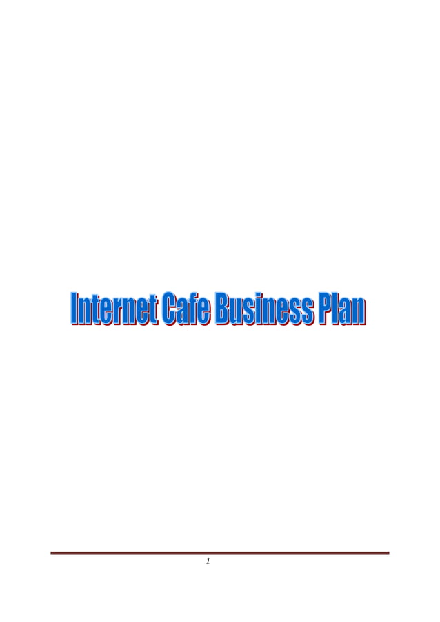 cafe business plan 1