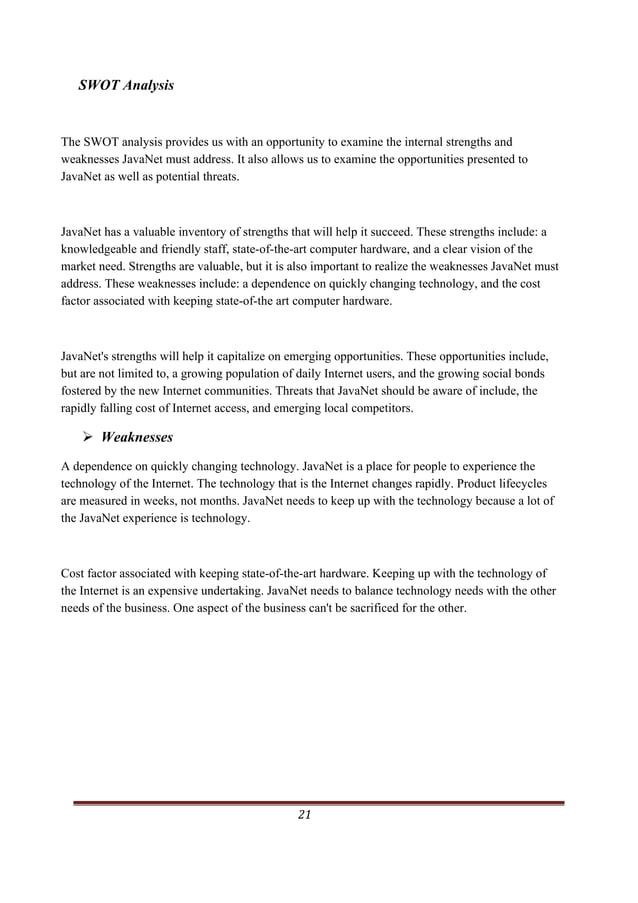 cafe business plan 1