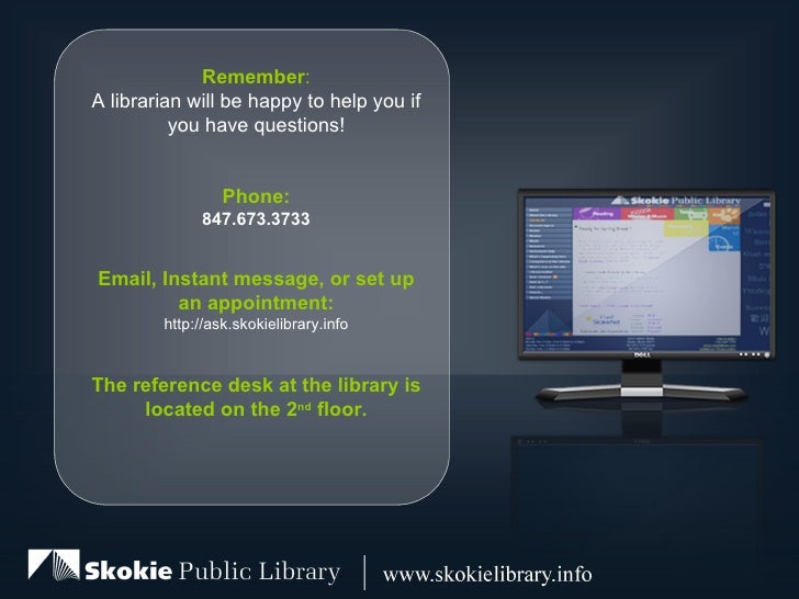 Skokie public library homework help