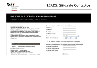 LEADS: Sitios de Contactos
                         
 