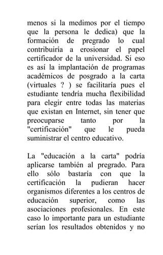 Internet como nuevo modelo educativo