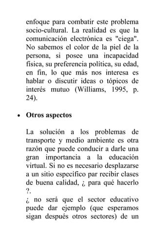 Internet como nuevo modelo educativo