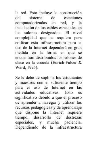 Internet como nuevo modelo educativo