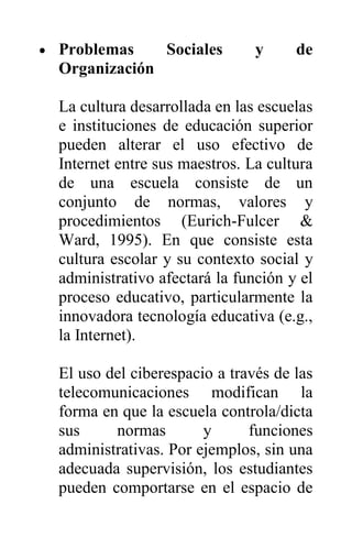 Internet como nuevo modelo educativo
