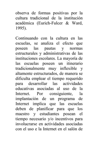 Internet como nuevo modelo educativo