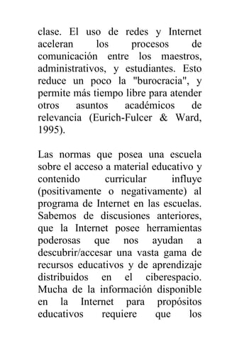 Internet como nuevo modelo educativo