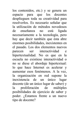 Internet como nuevo modelo educativo