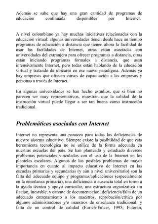 Internet como nuevo modelo educativo