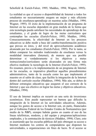 Internet como nuevo modelo educativo