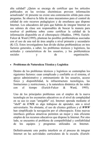 Internet como nuevo modelo educativo