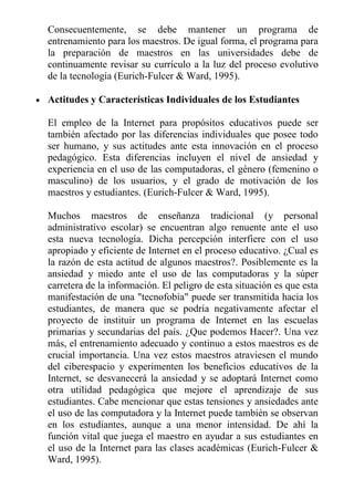 Internet como nuevo modelo educativo