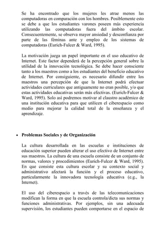 Internet como nuevo modelo educativo