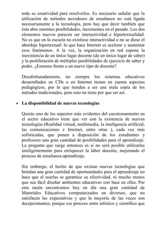 Internet como nuevo modelo educativo