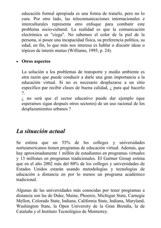 Internet como nuevo modelo educativo