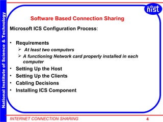 Internet connection sharing | PPT