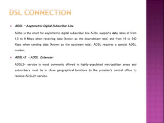 Internet connectivity | PPTX