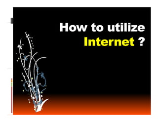 internet at daily life