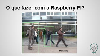 O que fazer com o Raspberry PI?
Marketing
 
