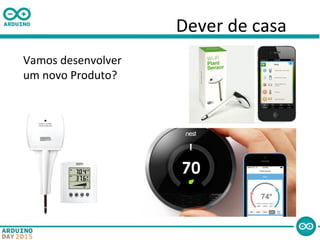 Dever de casa
Vamos desenvolver
um novo Produto?
 