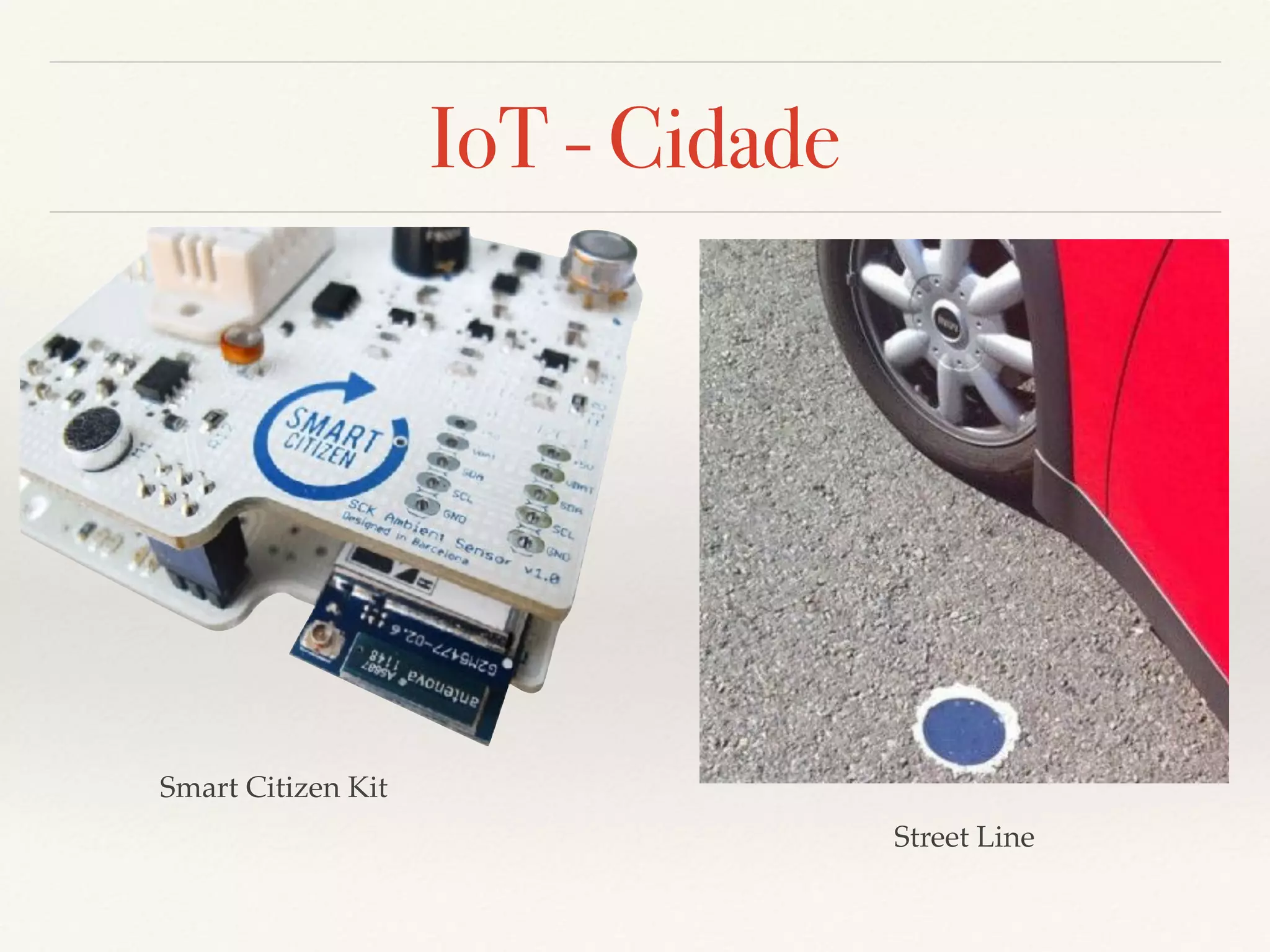 IoT - Cidade
Smart Citizen Kit
Street Line
 