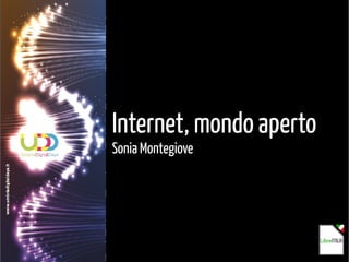 Internet, mondo aperto
Sonia Montegiove
 
