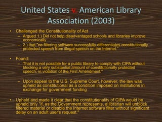1.) would place burden on senders/ websites to determine whether speech is subject to regulation