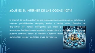 Power Point sobre el Internet de las cosas | PPTX