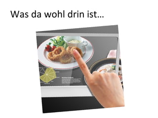 Was da wohl drin ist…
 