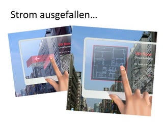 Strom ausgefallen…
 