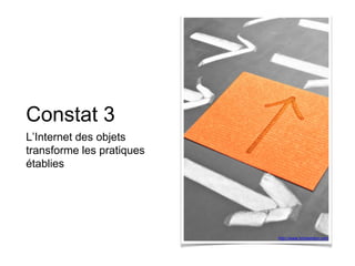 Constat 3 
L’Internet des objets transforme les pratiques établies 
http://www.brickendon.com  