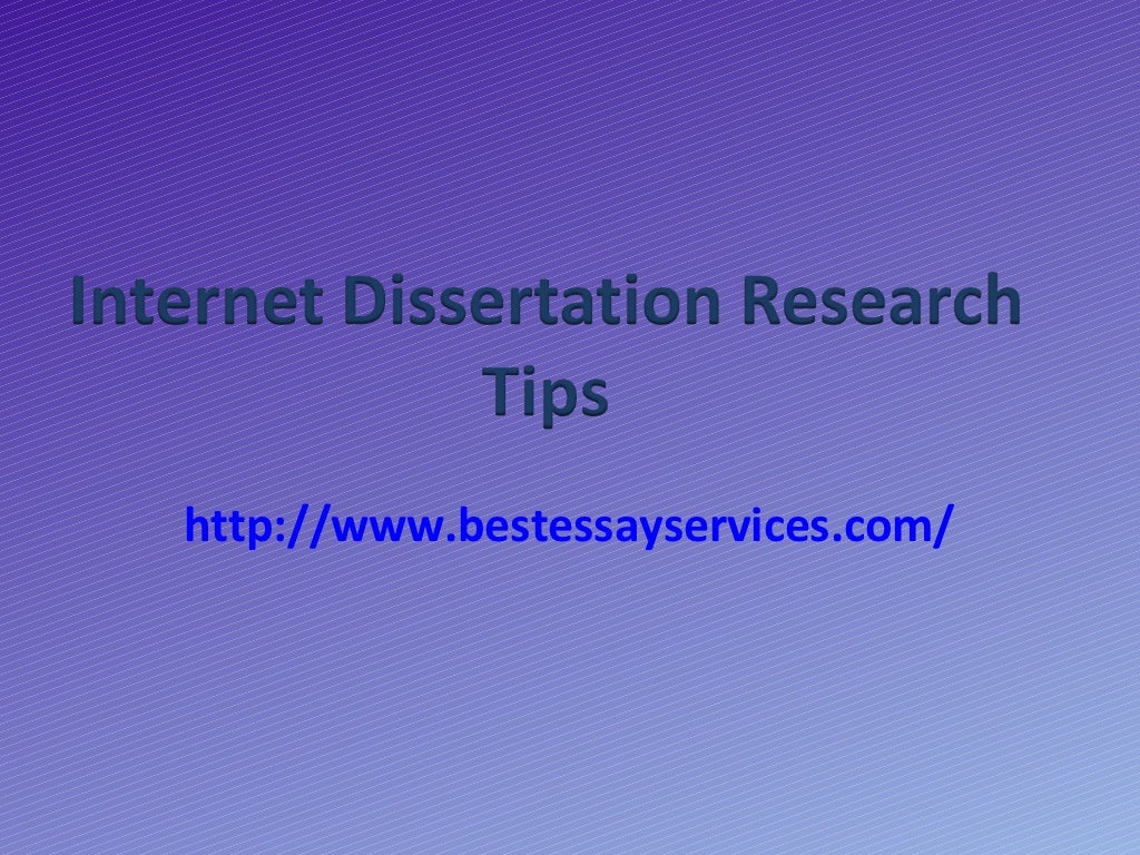 L internet dissertation picture