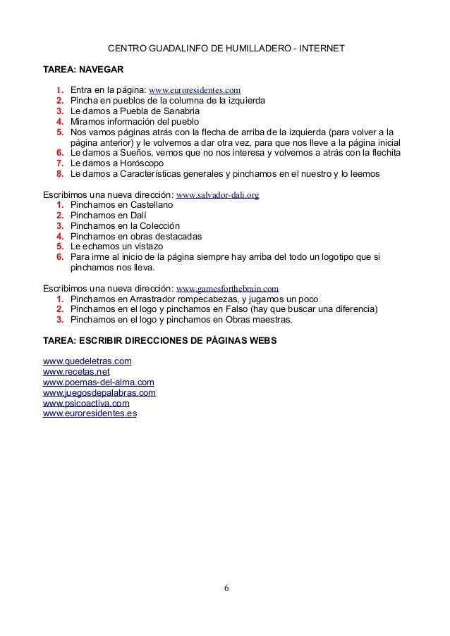 Apuntes Y Ejercicios Curso Internet