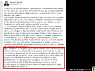 Oficina elaborada pela Professora FERNANDA BRUM LOPES - Geografia

 