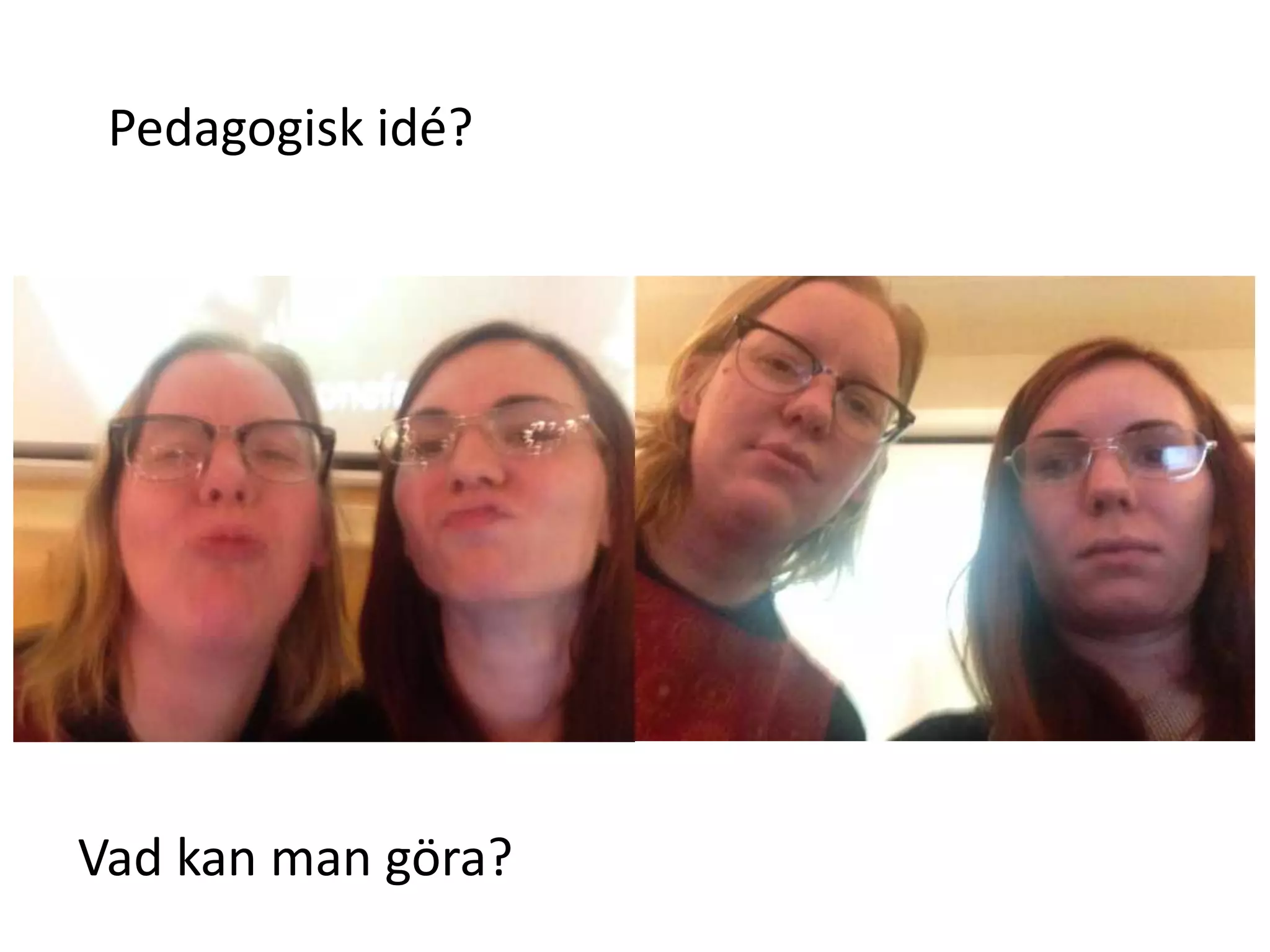 Pedagogisk idé?

Vad kan man göra?

 