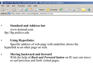 Hyperlink Standards Internet explorer 06 | PPT