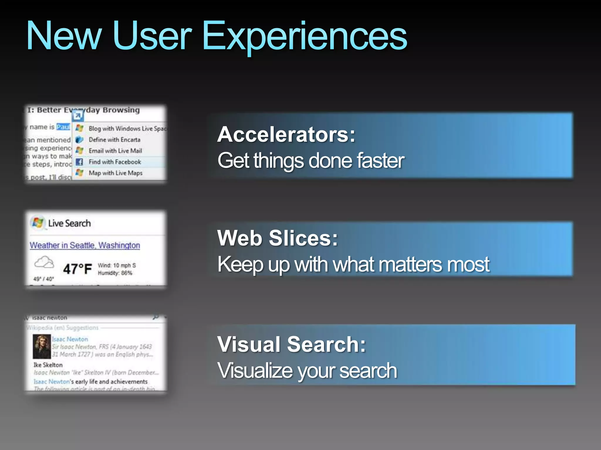 Internet Explorer 8 Developer Overview