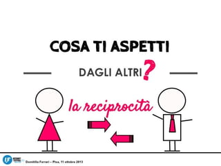 il ROI dell'amore: principi sparsi di (social)networking