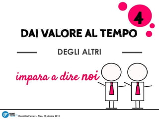 il ROI dell'amore: principi sparsi di (social)networking