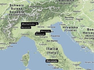 Netnografia di Twitter e #terremoto